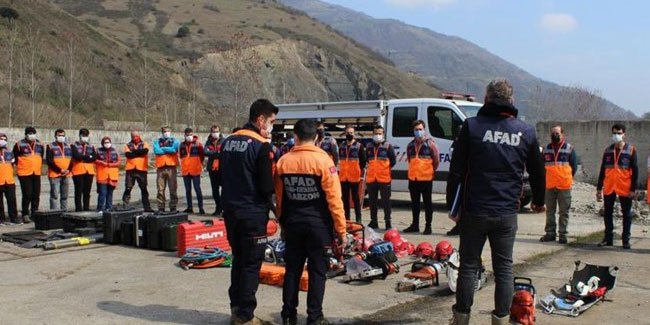 AFAD Trabzon ekipleri 86 kişiyi kurtardı