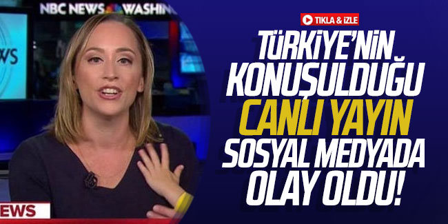 Türkiye'nin konuşulduğu canlı yayın sosyal medyada olay oldu