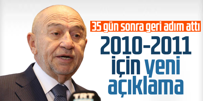 Nihat Özdemir 35 gün sonra geri adım attı! '2010-2011 şampiyonu...'
