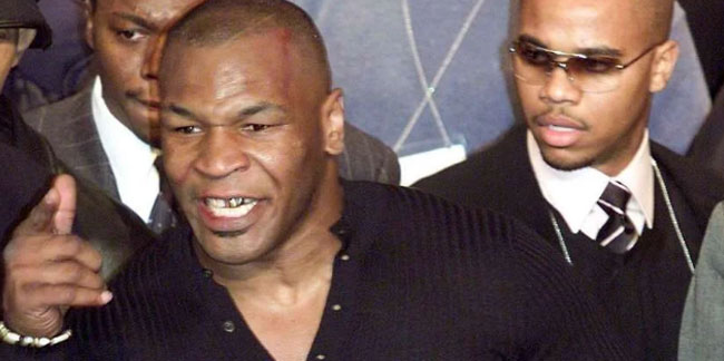 Mike Tyson’ı taciz eden adam neye uğradığını şaşırdı!