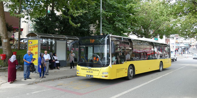 Trabzon Büyükşehir Belediyesi otobüs şoförü aday listesini yayınladı