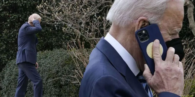 ABD Başkanı Biden'dan Beyaz Saray bahçesinden dikkat çeken görüşme