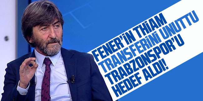 Rıdvan Dilmen Fener'in Thiam transferini unuttu Trabzonspor'u hedef aldı!