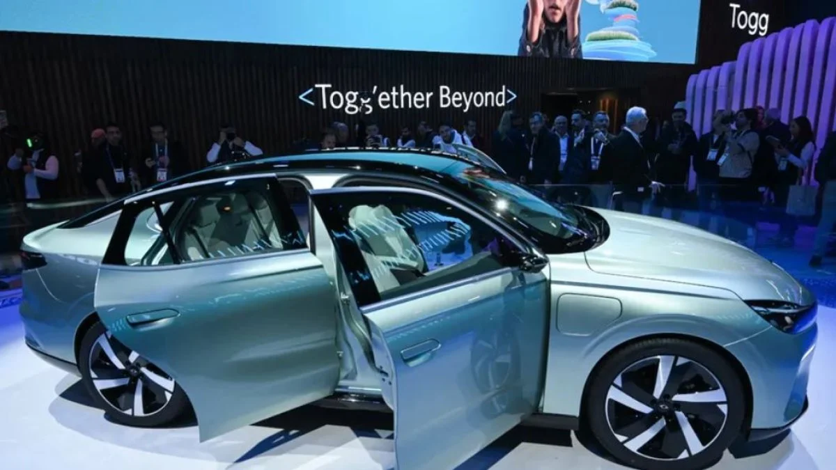 Togg'un yeni sedan modeli Las Vegas'ta sergilendi
