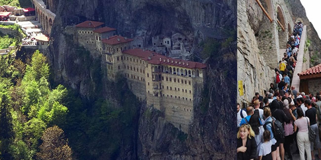 Trabzon'da Sümela Manastırı'nı kaç kişi ziyaret etti?