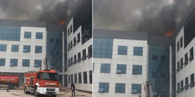 Giresun Üniversitesi'nde yangın paniği