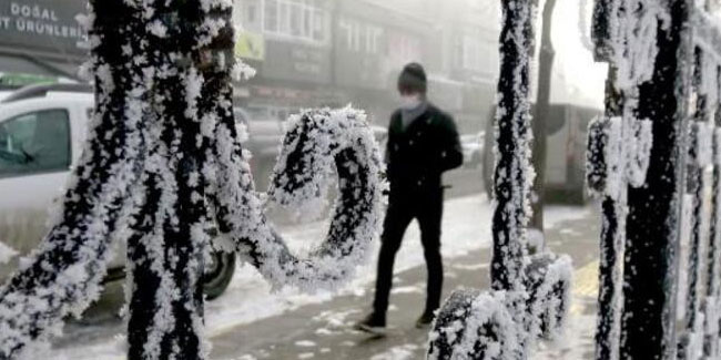 Türkiye'nin en soğuk yeri! Hava sıcaklığı eksi 25'i gördü