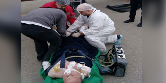 Bakü'de kalp krizi geçirdi, ambulans uçakla Trabzon'a getirildi