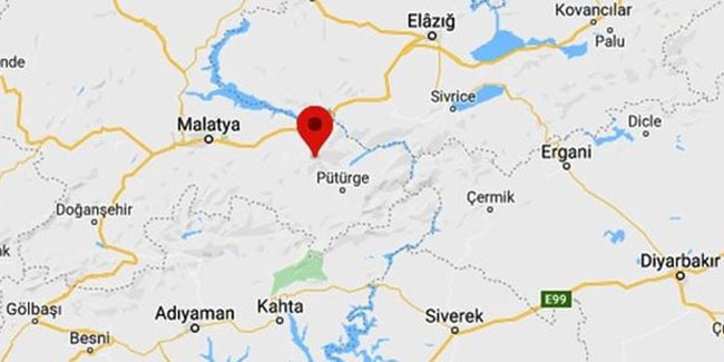 Malatya'da 3.1 şiddetinde deprem