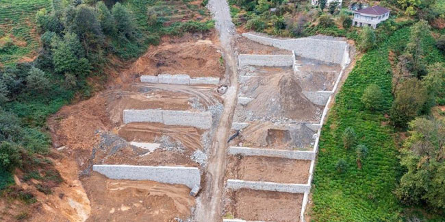  Rize Belediyesi'nden 2 bin kişilik mezarlık takviyesi