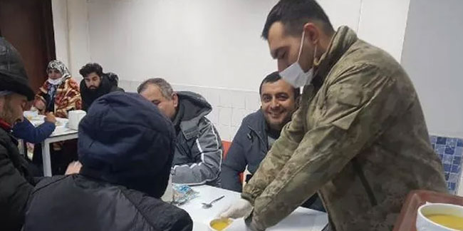Hadımköy'de mahsur kalan 71 kişi kışlada misafir edildi