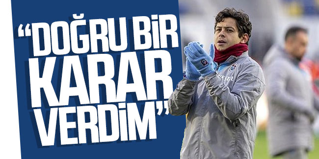 Guilherme'den Trabzonspor yorumu: ''Doğru bir karar verdim''