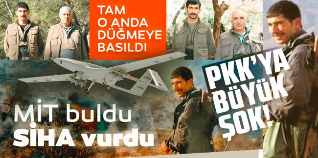 PKK’ya büyük şok! MİT gösterdi SİHA vurdu! Üst düzey isim...
