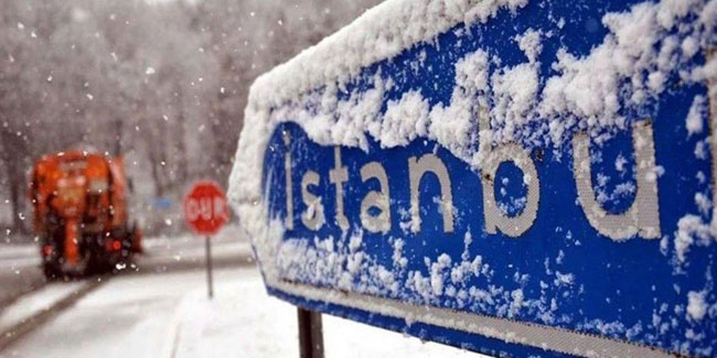 İstanbul'da kar alarmı! 'Saat 17:00'den sonra dışarıda kalmayın'