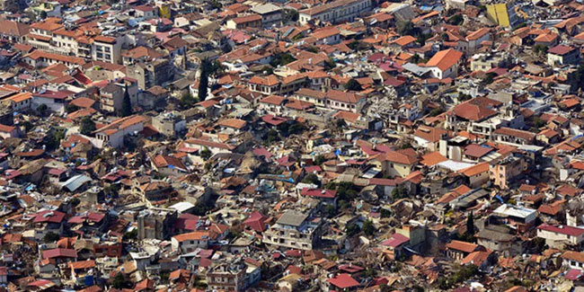 Antakya Kalesi'nden depremin net görüntüsü