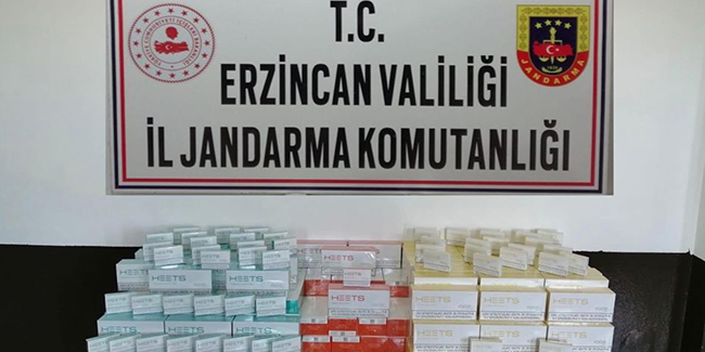 Erzincan’da 2500 paket kaçak elektronik sigara kartuşu ele geçirildi