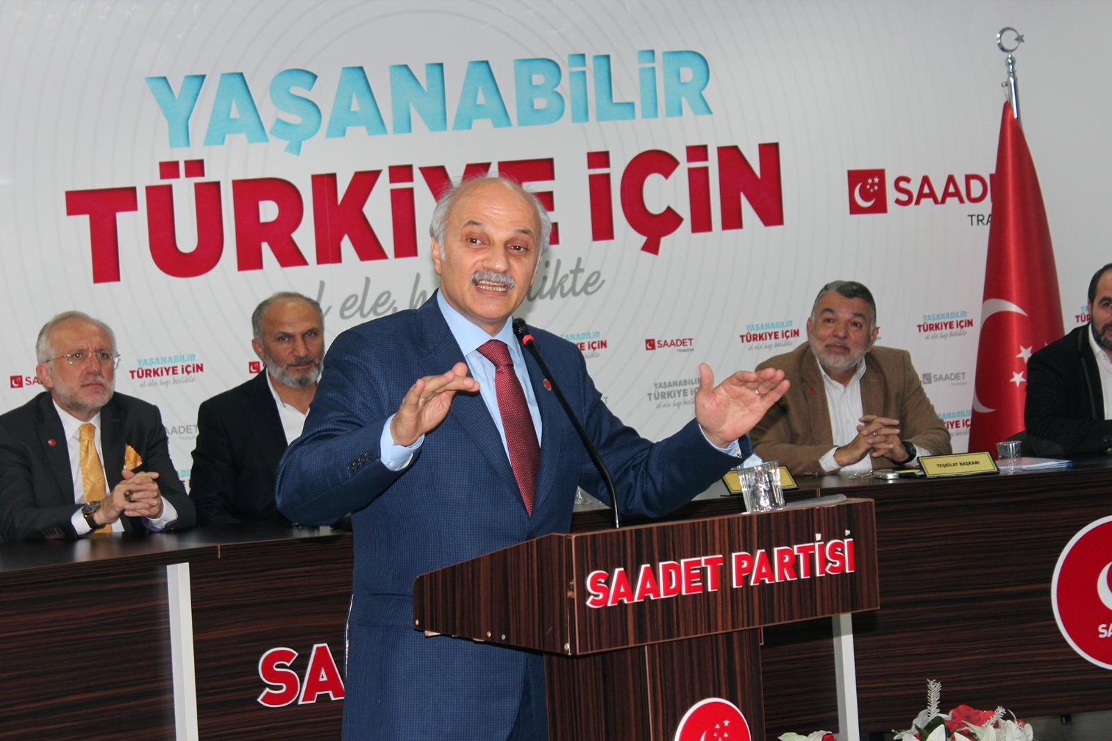 Saadet Partisi Sözcüsü Aydın, Trabzon’da Konuştu…
