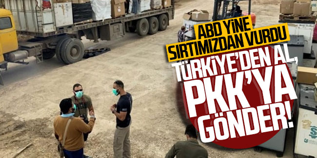 Türkiye'nin tıbbi malzeme gönderdiği ABD, PKK'ya maske yardımı yaptı