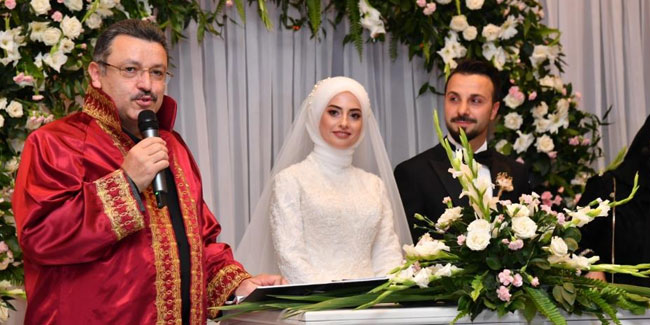 Ortahisar'da 2021 yılında 2 bin 68 çift evlendi
