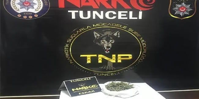 Tunceli'de otomobil zulasından uyuşturucu çıktı
