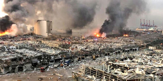 Beyrut'taki patlamada can kaybı 190’a yükseldi