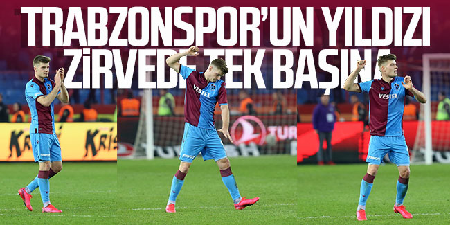 Trabzonspor’un yıldızı zirvede tek başına
