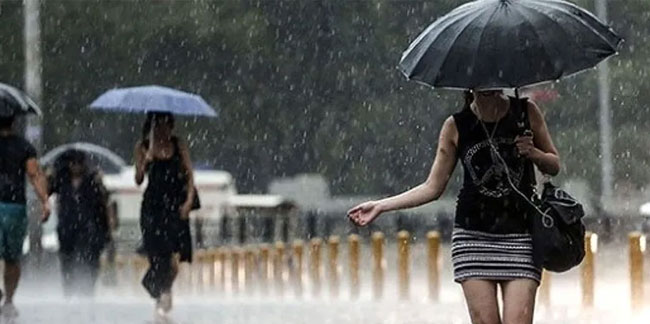 Meteoroloji'den yağış uyarısı: Sıcaklıklar 10 derece azalacak