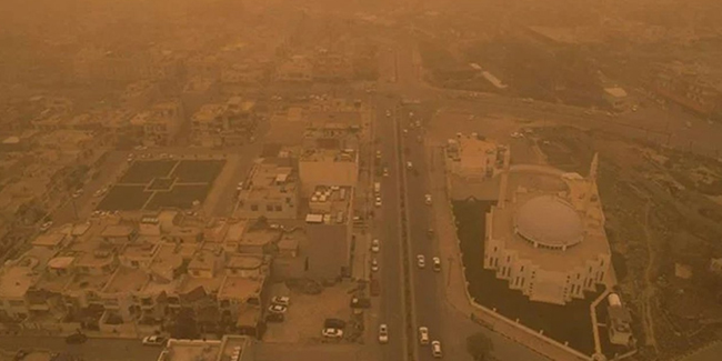 Irak’ta kum fırtınası 4 bin kişi hastanelik oldu