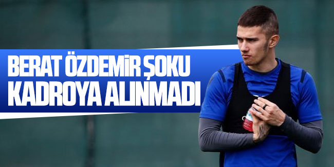 Trabzonspor'dan Berat Özdemir açıklaması!