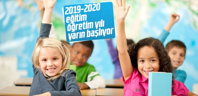 2019-2020 eğitim öğretim yılı yarın başlıyor