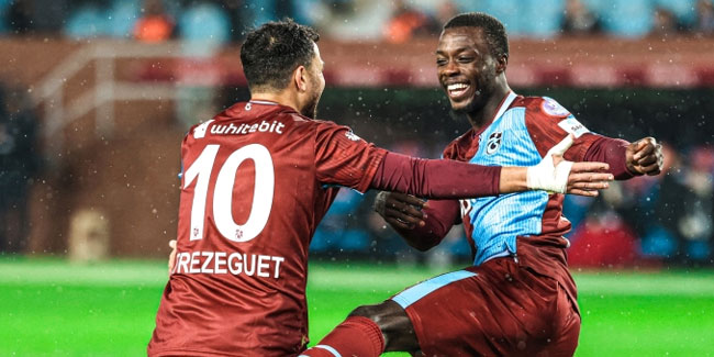 Trabzonspor'da gözler Trezegut ve Pepe'de