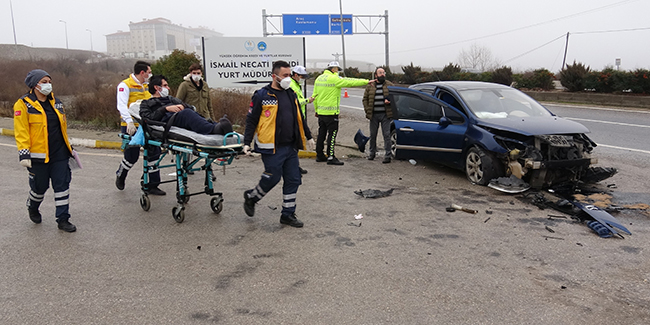 Karabük’te 3 ayrı trafik kazasında 8 kişi yaralandı