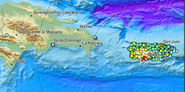 Porto Riko'da şiddetli deprem