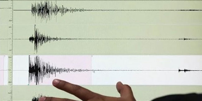 Ege Denizi'nde 3.8 şiddetinde deprem