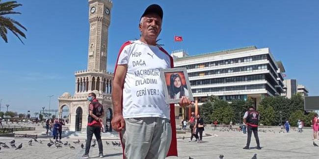 Evlat nöbeti tutan baba Ankara’ya yürüyüşe geçti