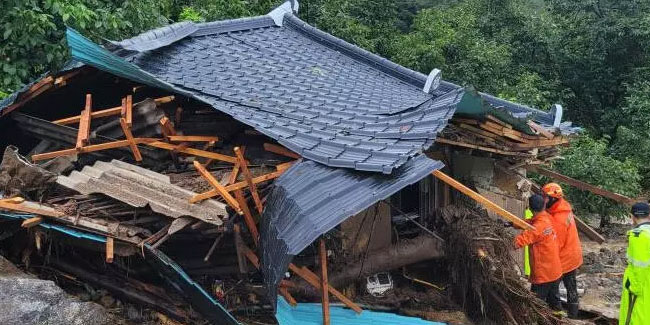 Güney Kore'yi sel vurdu: 22 ölü, 14 kayıp