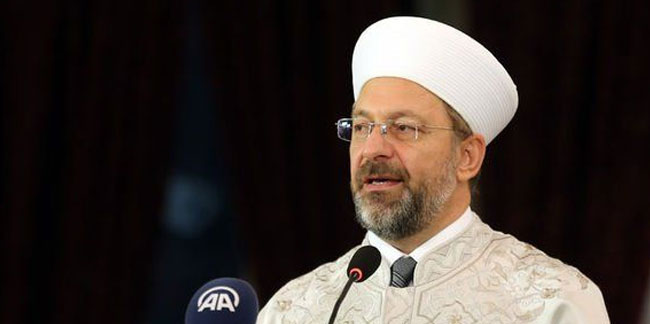 Ali Erbaş'tan 'imam' uyarısı: FETÖ için kullanılması kabul edilemez
