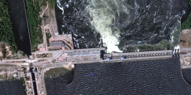 Ukrayna’daki hidroelektrik santraline saldırı: 1 ölü