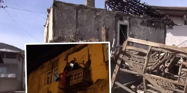 Bakanlık harekete geçti: Şehidin ailesinin evi yeniden inşa ediliyor
