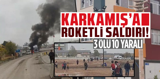 PKK terör örgütü Gaziantep'e roketle saldırdı