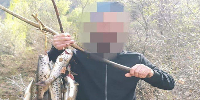 Kaçak balık avladı, sosyal medya hesabından paylaşınca yakayı ele verdi