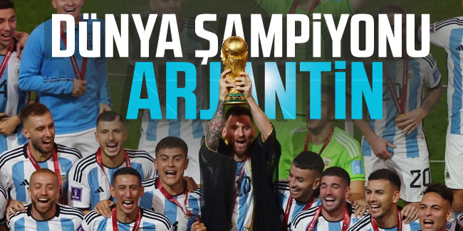 2022 Dünya Kupası şampiyonu Arjantin