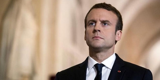 Macron: ''Kamu kurumlarında başörtüsü olmaz''