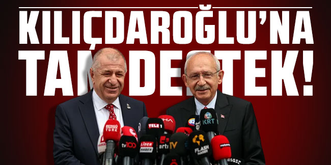 Ümit Özdağ açıkladı: ''Anlaştık, desteğimiz Kılıçdaroğlu'na!''