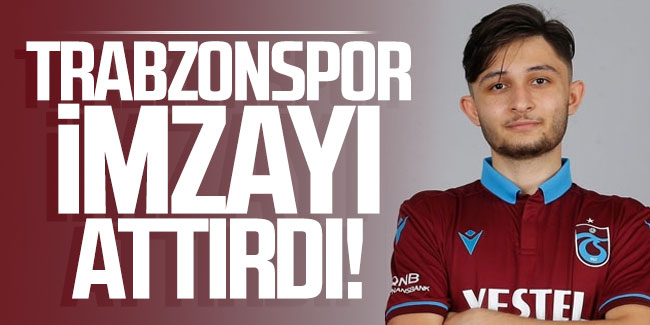 Trabzonspor'da ilk transfer.. Salih Kavrazlı imzayı attı 