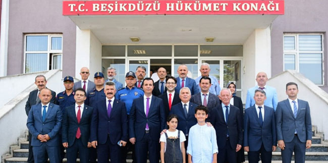 Trabzon Valisi Aziz Yıldırım'dan Beşikdüzü ilçesine ziyaret