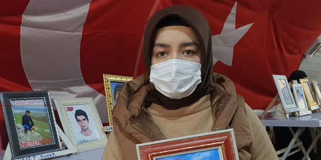 Kardeşi için nöbet tutan abla: PKK hasta kardeşime el koydu