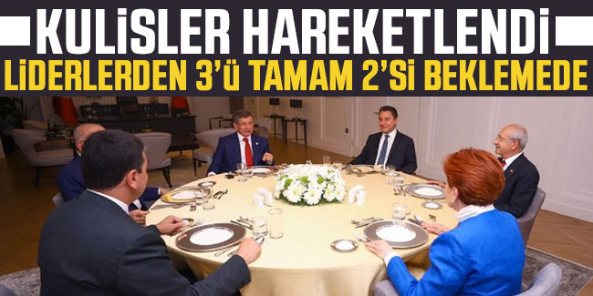 Kılıçdaroğlu'nun adaylığıyla ilgili altılı masa kulisi! Liderlerden 3'ü tamam ikisi beklemede