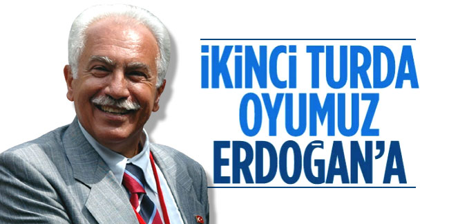 Doğu Perinçek 2. turda Cumhurbaşkanı Erdoğan'ı destekleyeceklerini açıkladı