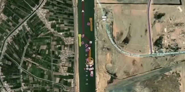 Süveyş Kanalı'nda 2 tanker çarpıştı! Gemi trafiği durdu mu?